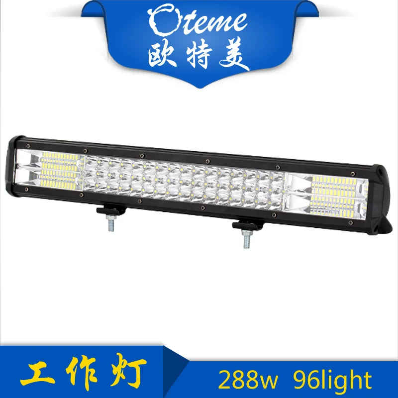 

Hot Selling Automobile LED Working Lamp Trinocular-20 Inches 288 W Strip off-Road Vehicle Maintenance Spotlights