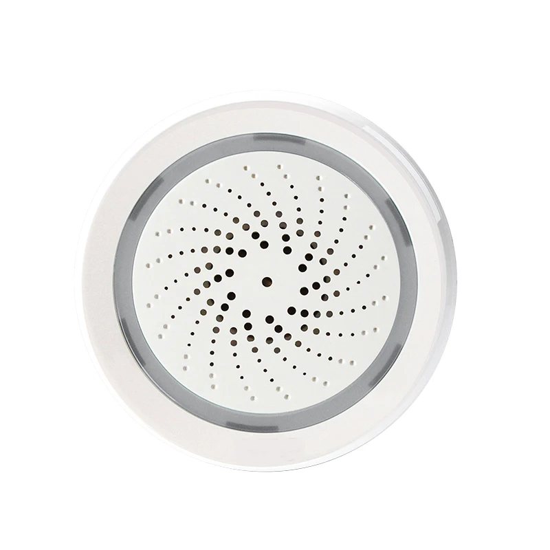 

Compatible WiFi Siren Alarm with Temperature and Humidity Sensor IFTTT Support Smart Life Remote Control Home Security