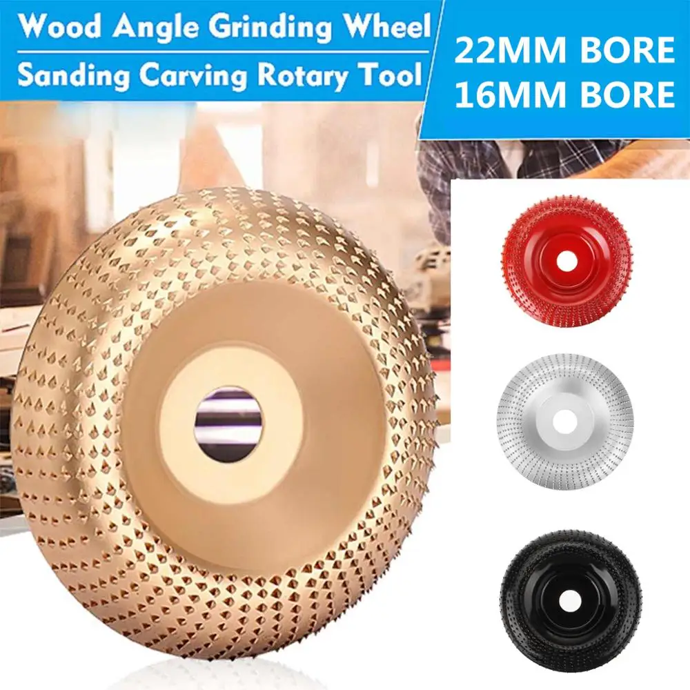 

Wood Angle Grinding Wheel Sanding Carving Rotary Tool Abrasive Disc For Angle Grinder Tungsten Carbide 22mm 16mm Shaping