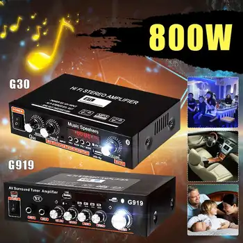 

DC12V AC 220V 4-16 Mini bluetooth Remote Control High Power Car Amplifier Speaker bluetooth Power Amplifier High Performance