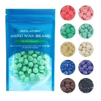 

10 Random Color Long Lasting Solid Paperless Waxy Wax Bean Neutral Packaging 50g Experience Pack