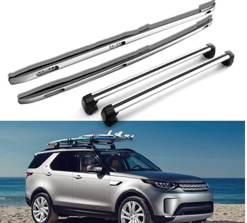 

4Pcs Aluminium Crossbars Cross Bars Luggage Racks Roof Top Side Rail Rack Bar Fits for Land Rover- New Discovery L462 2017-2020