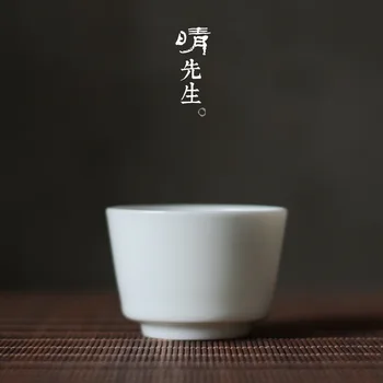 

Jindezhen Jade Porcelain Kungfu Online Teacup Household Single Cup Ceramics Sip Tea Cup White Porcelain Master Cup Pure Manual