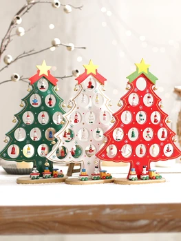 

Wooden Christmas Tree Scene Window Decor Merry Christmas Decor For Home 2020 Navidad Christmas Ornament Natal Gift New Year 2021
