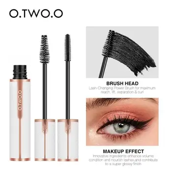 

O.TWO.O 4d Silk Fiber Eyelash Mascara Waterproof Long Black Mascara For Eyelashes Extension Eye Mascara Eyes Makeup TSLM1