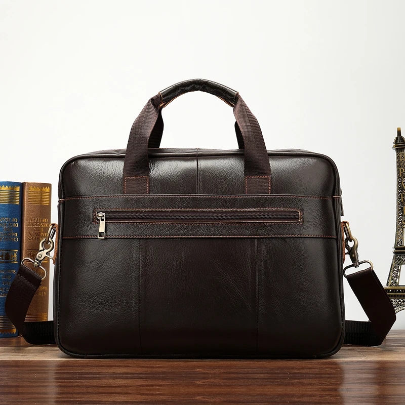 Genuine Leather Messenger Bag Men Shoulder Bag Casual Male Man Briefcases Laptop Men's Crossbody Bags For Men 1118