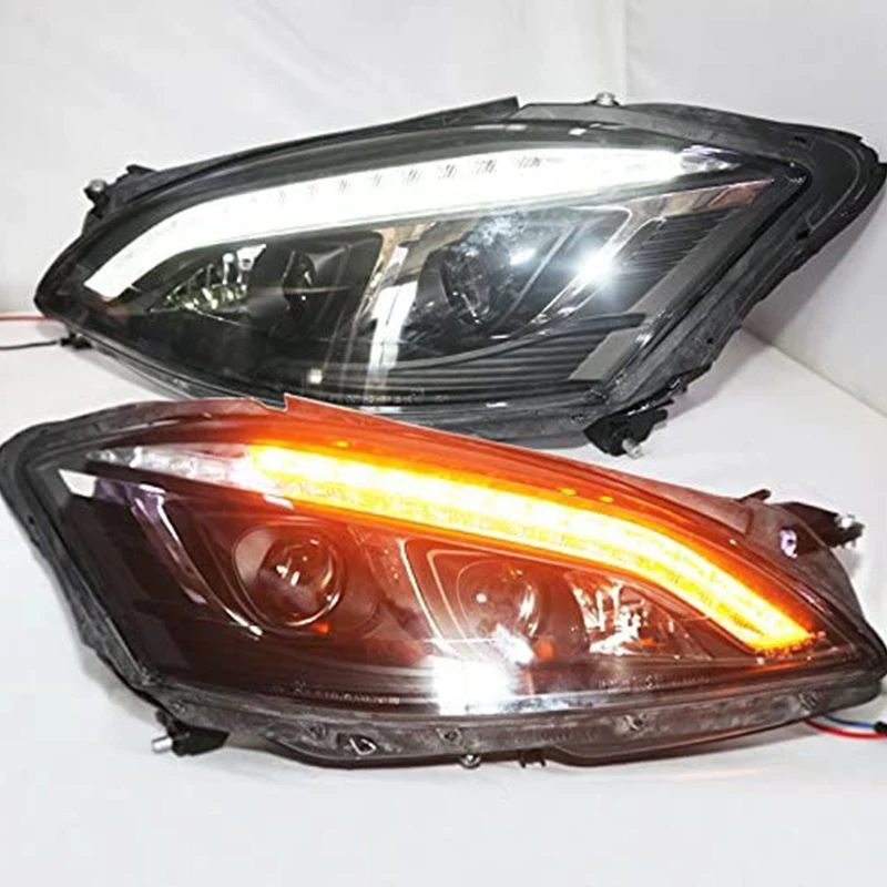 Для Benz S class W221 S350 S500 S600 светодиодный передний фонарь 2006-2008 | Автомобили и мотоциклы
