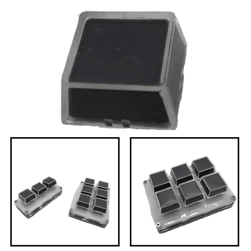 Transparent Keycaps Double-layer Keycaps 10/pcs Removable Paper Clips MX Switch Relegendable Keycap Shell Protection keyboard cover keyboard silicone cover