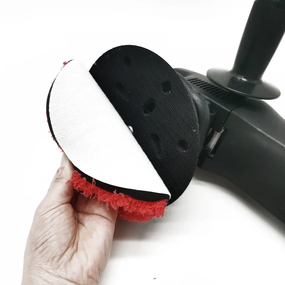 3/4/5/6/7inch Microfiber Polishing Pad For Cars Body Polish Micro Fiber Polishing Wheels For DA/RO Car Polisher car polishing pad car polish pad polishing wheel disc polishing wheel kit