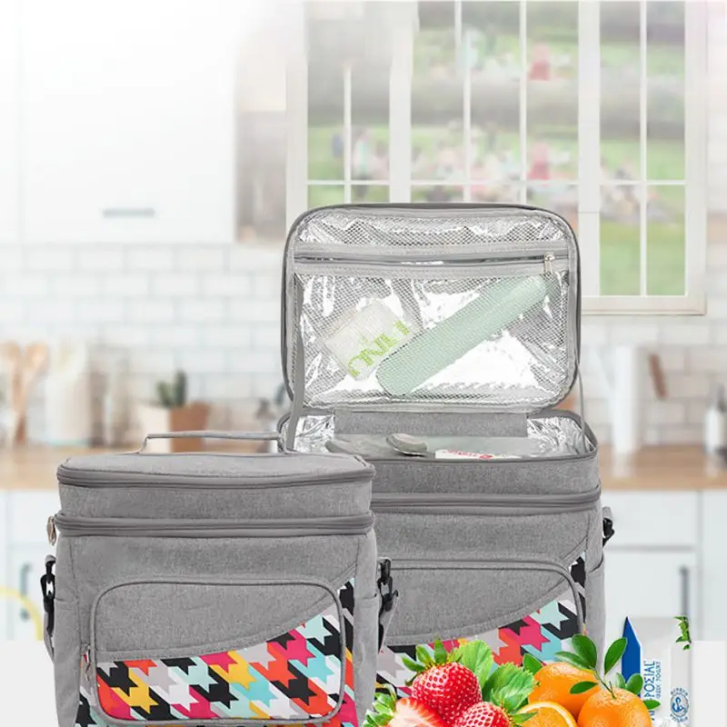 H Портативная сумка-холодильник, складные изоляционные сумки, водонепроницаемый пакет для пикника, Ланч-бокс, Термосумка для еды, сумка-тоут