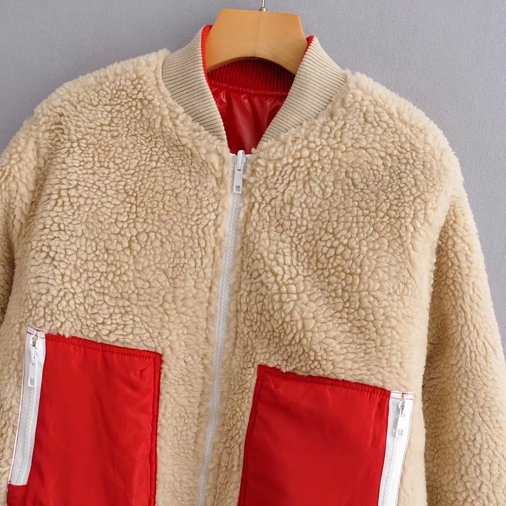 

2019 Autumn Europe And America WOMEN'S Dress New Style Reversible Warm Jacket Women's A8bs9092