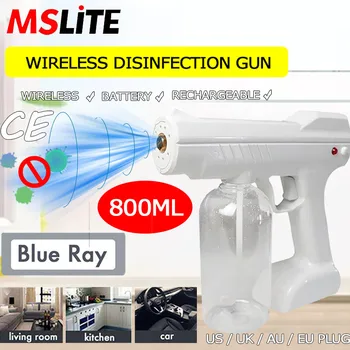 

indoor deodorization and sterilization machine nano mist disinfectant spary wireless battery gun handhold nano electric gun