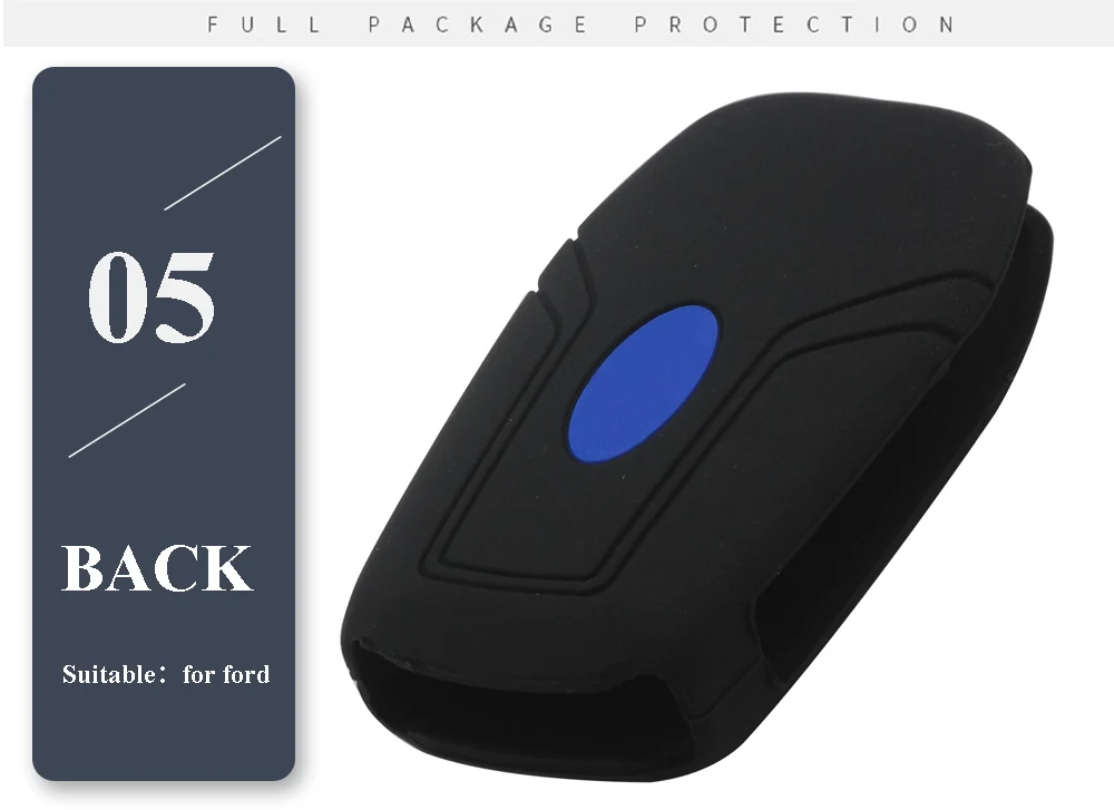 Keyforkess 50pcs custodia protettiva in Silicone per auto chiave per FORD KA Fusion Fiesta Escort Mondeo Galaxy s-max Ranger 3BTN Flip Key 11 Keyforkess 50pcs custodia protettiva in Silicone per auto chiave per FORD KA Fusion Fiesta Escort Mondeo Galaxy s-max Ranger 3BTN Flip Key - Ha33908a5356e40a0bb7819c808838761a