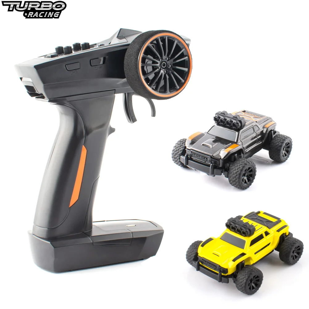 in plaats daarvan heks Fobie Turbo Racing Baby Monster 1:76 Schaal Monster Truck Rtr Afstandsbediening  Mini On-Road Modellen Snelle Rc Auto Voertuigen Idee _ - AliExpress Mobile