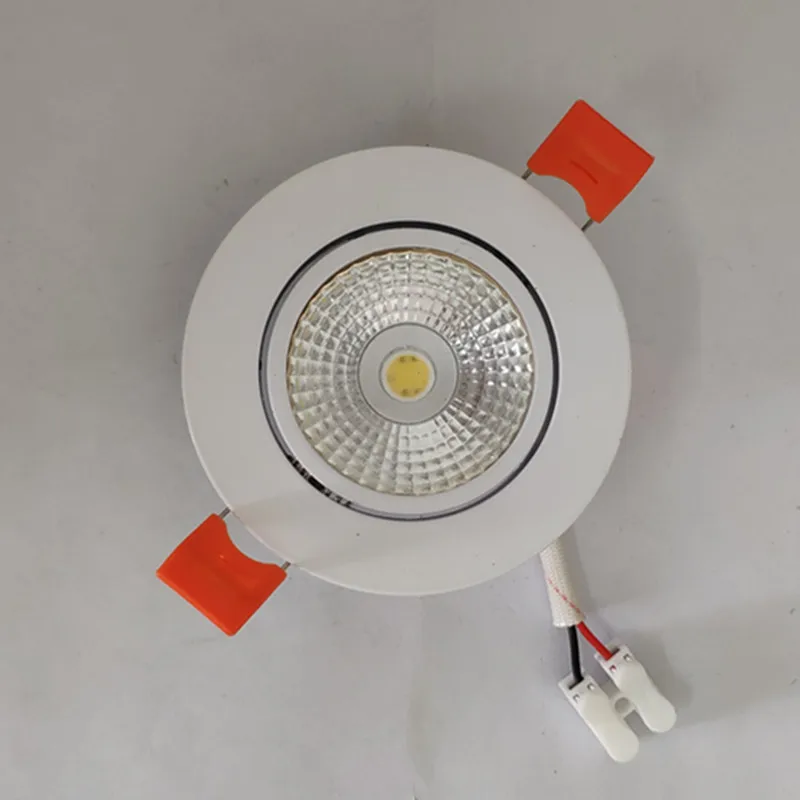 COB LED downlight dimmable 3W 5W 7W 9W 12W LED ceiling light spotlight AC220V recessed light indoor lighting