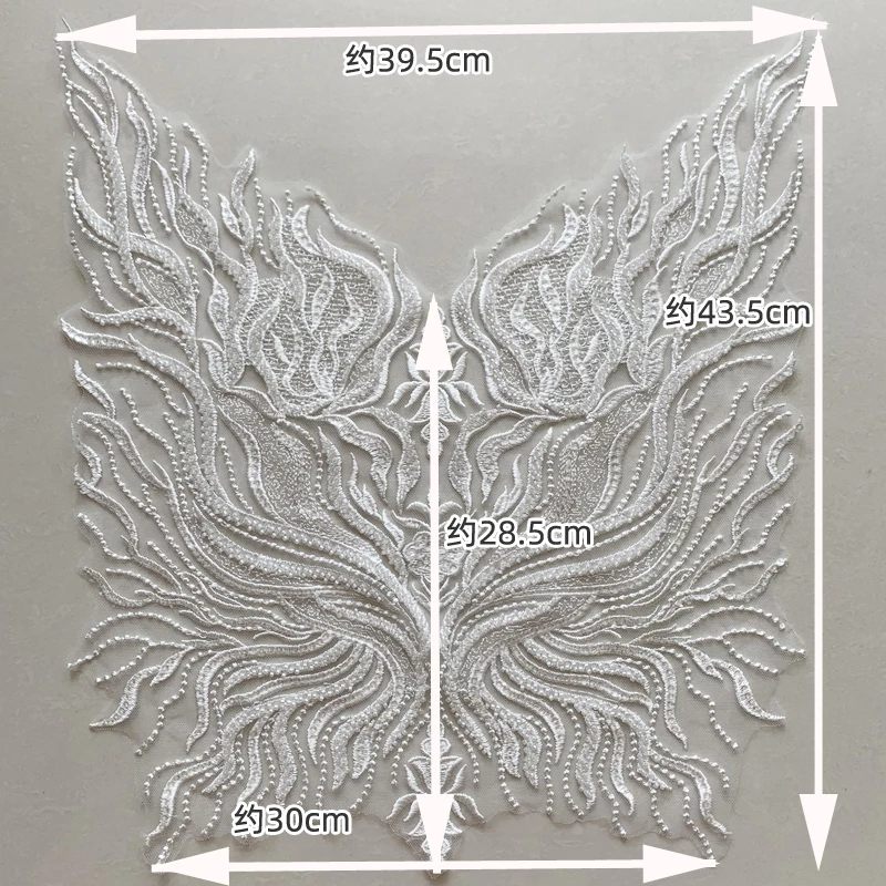 

Тяжелая бусина, расшитое бисером, аппликация, медальоны, кружево для свадебного платья, аппликация, кружевной цветок