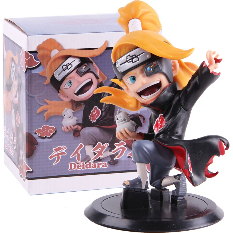 C with colorful box Наруто Shippuden Uchiha Madara Deidara Pain Pein Konan Hidan Akatsuki ПВХ фигурка Наруто-куклы Коллекционная модель игрушки - Цвет: C with colorful box