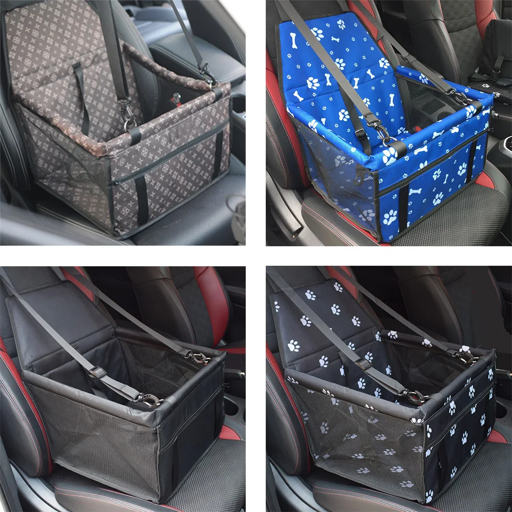 Para las compañías aéreas Protector para asiento de coche para perros llevar para perros estera de gatos manta atrás hamaca Protector transportin de asiento impermeable bolsa