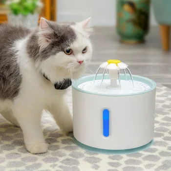 

Automatic Cat Fountain Pet Drinking Water Dispenser Electric LED Dog Drinking Fountain Cat Feeder Drink Filter USB Powered