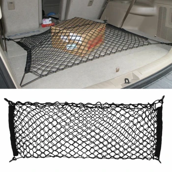 

Black Storage Net Buttonholes Interior Accessories Universal Auto Cargo