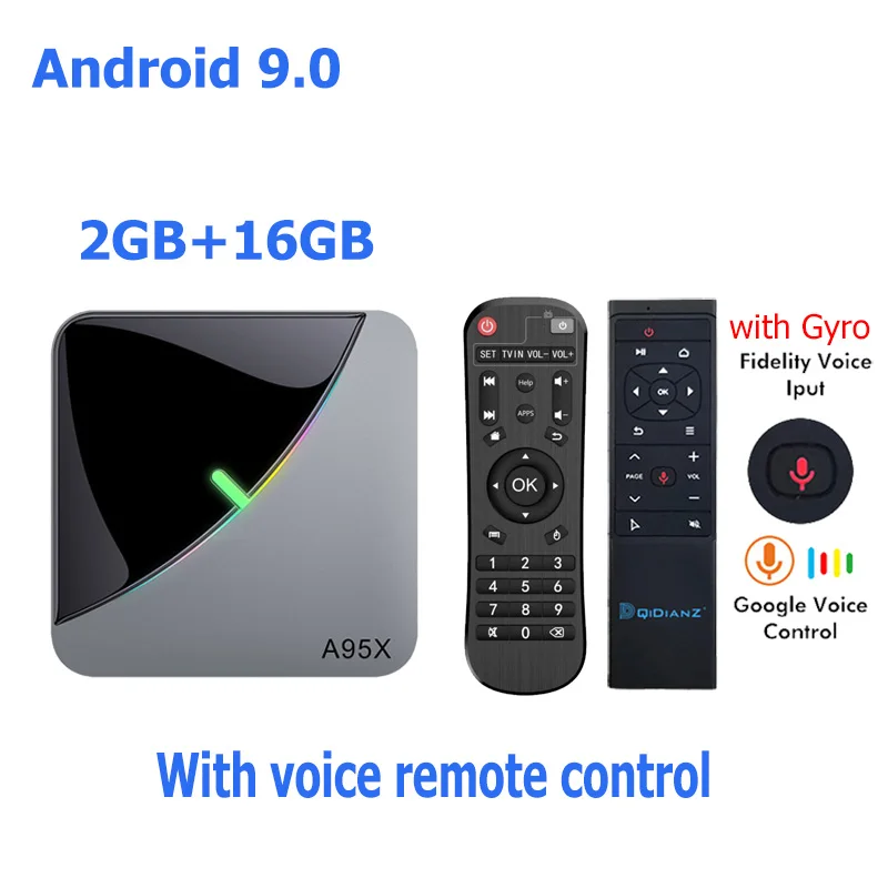 2G 16G MT12 Смарт ТВ-приставка A95XF3 AIR Android 9,0 Amlogic S905X3 8k Netflix Plex медиа-сервер Play Store бесплатное приложение телеприставка PK HK1MAX H96 - Цвет: 2G 16G MT12