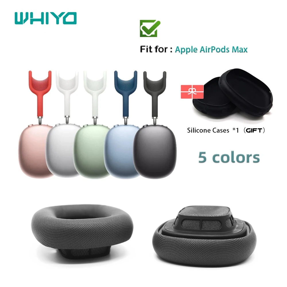 

Whiyo Сменные накладки для наушников повязка на голову для Apple AirPods Max чехлы для наушников накладки на наушники