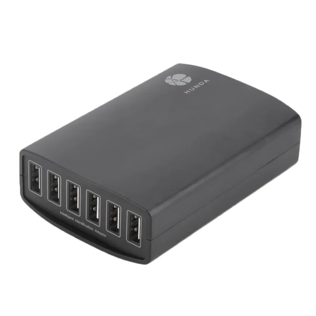 Черный 5 портов USB настольное быстрое зарядное устройство интеллектуальное автоматическое обнаружение технология изысканно разработанный прочный великолепный