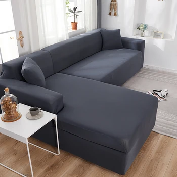 

Plain Corner Sofa Covers For Living Room Elastic Spandex Couch 2pcs Sofa Cover Stretch Cover Sofa L Slipcovers Need Shape Buy