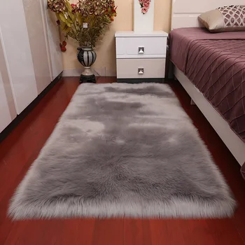

Rectangular Comfortable Luxury Carpet Plush Carpet Nordic Living Room Bedroom Bay Window Long Hair Carpet Artificial Wool Carpet