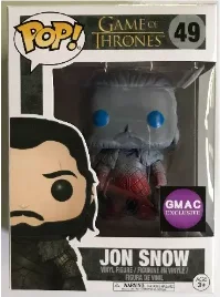 Экшн фигурка Funko POP Игра престолов серый ветер Джон Сноу 49 # Дейнерис хаунд джайми