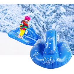 2021 New Inflatable Snow Sled Large PVC Snow Boat for Winter Skating Snow Sled Boat Thickened Floated Skiing Board Snow Toy