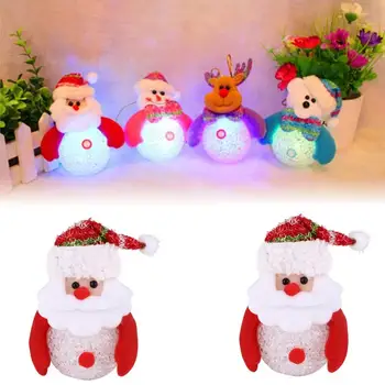 

Santa Claus LED Night Light Night Light Christmas Christmas Decorations Lovely Tree Luminous White+Red Lighting Atmosphere Lamp