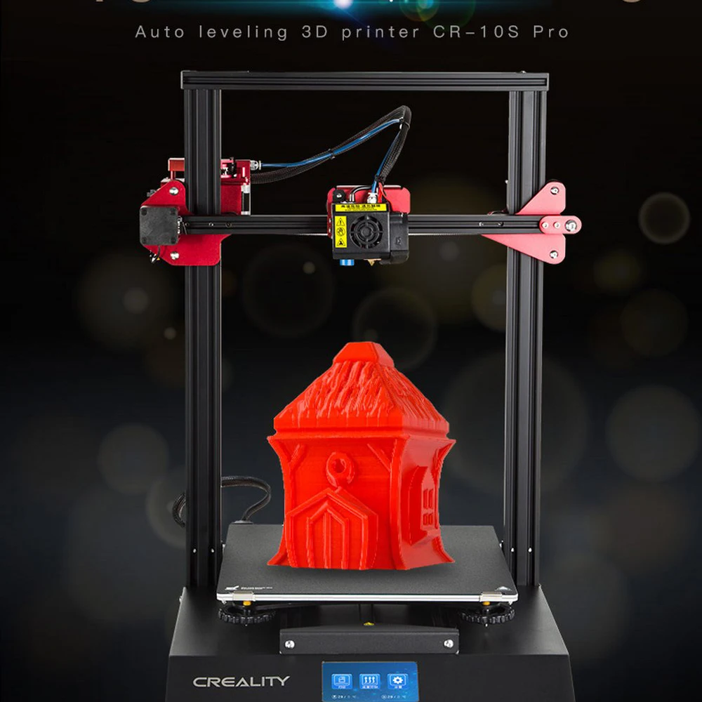 CREALITY 3D Автоматическое выравнивание CR-10S профессиональный принтер сенсорный ЖК-дисплей двойной экструзии печать