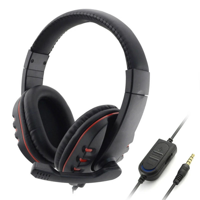 MERRISPORT 2020 NEW Arrial Gaming Headset With Mic Wired Headphone 3 5mm Jack For PS4 Laptop Stereo Durable Red