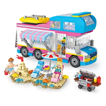 

LOZ mini Creative ATV RV car small particles spelling building blocks toys for boys and girls gifts