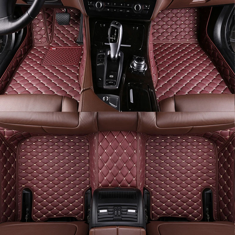 Tapis de sol de voiture personnalisés pour KIT, cuir Él, détails  intérieurs, accessoires de voiture, année 206, année 2004-2008 - AliExpress