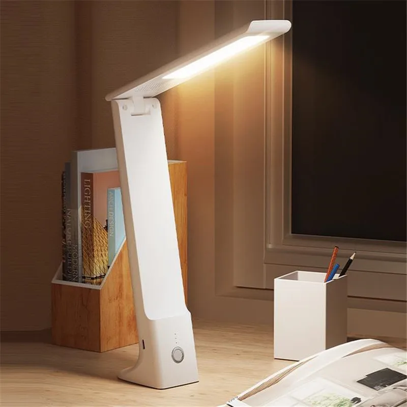 USB Plug In Foldable Touch Book Light Eye Protection Reading Light Three Colors Bedroom Living Room Night Reading Lamp in Bed 40 1