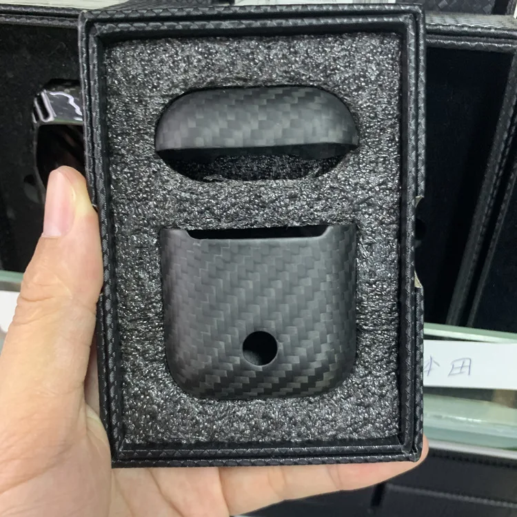 CarbonFiberEarphoneCaseforAppleAirPods1/2WirelessCaseFullProtectiveCasesCoverEarphoneAccessories | Электроника