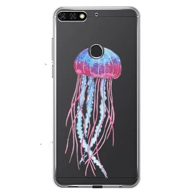 Чехол Fundas для huawei Y6 Prime ATU-L31 ATU-L42 резиновый защитный чехол с рисунком для huawei Y6 Prime - Цвет: K14