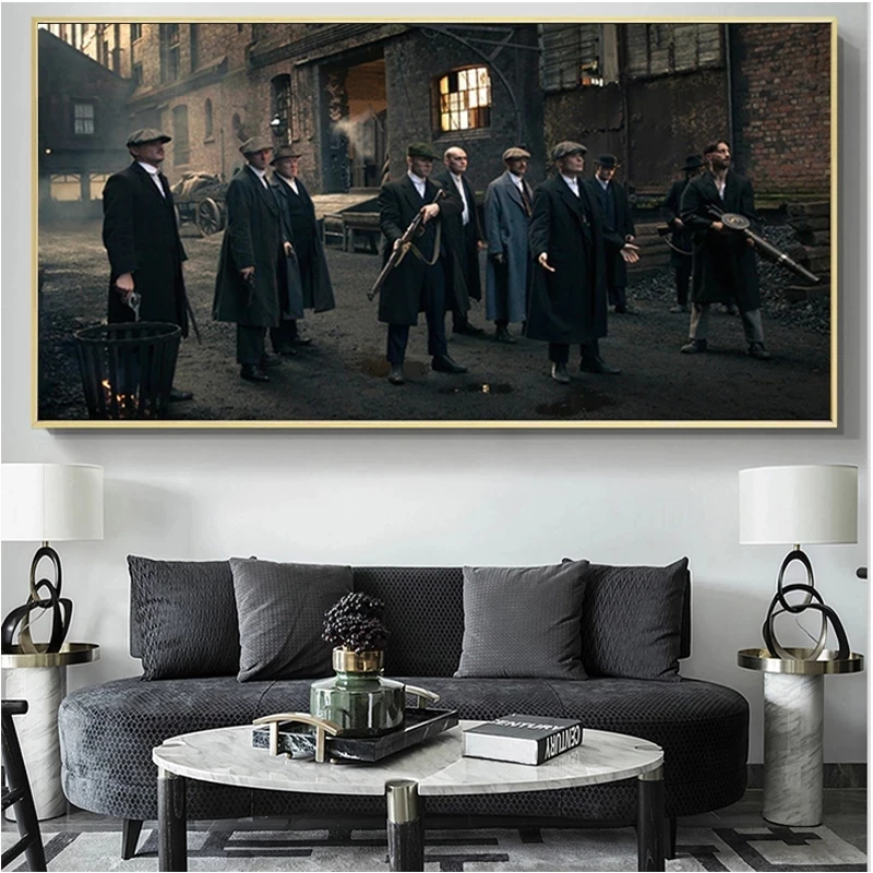 

Peaky Blinders Cillian Murphy TV Show Posters Prints Movie Canvas Painting Wall Art Picture for Living Room Cuadros Home Decor
