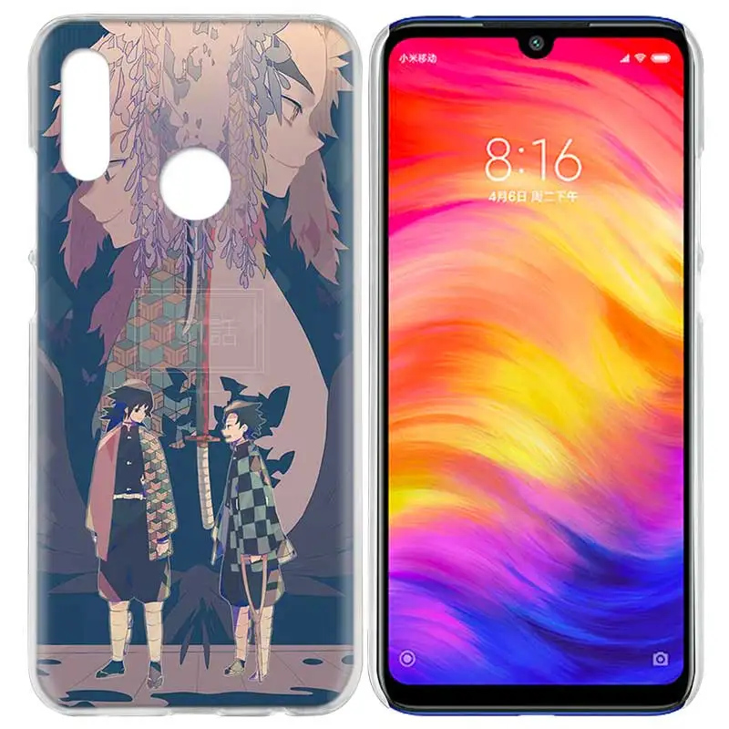 Чехол для Xiaomi Redmi Note 7 7A фотоаппаратов моментальной печати 7S 6 6A 5 Y3 K20 mi 8 до 9 лет CC9 CC9E A1 A2 A3 играть F1 Lite Pro Plus демон убийца Kimetsu Y