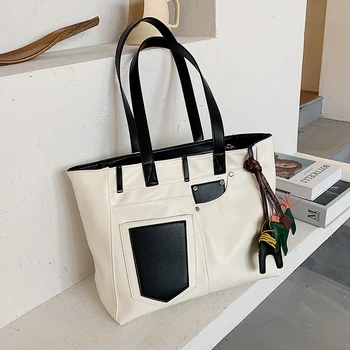 

NEW Korean Design Fashion Handbag & Elegant Shoulder Bag Shopping Bag Large Capacity Tote Bag Width 41cm Height 26cm