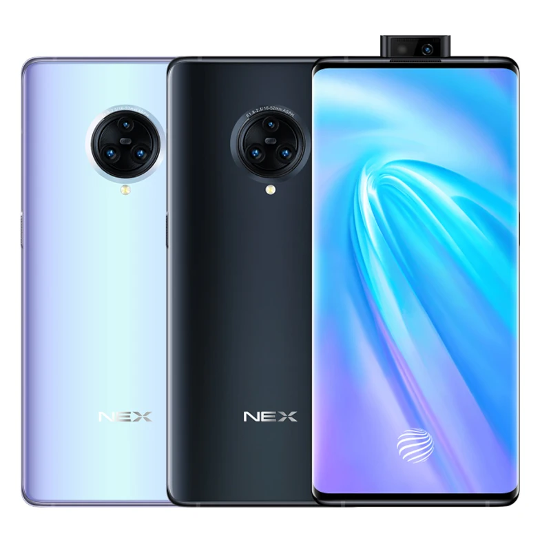 Vivo Nex 3 4G LTE мобильный телефон Snapdragon 855 Plus Android 9,0 6,8" Super Amoled 8 Гб ram 128 ГБ rom 64.0MP 44 Вт Зарядное устройство