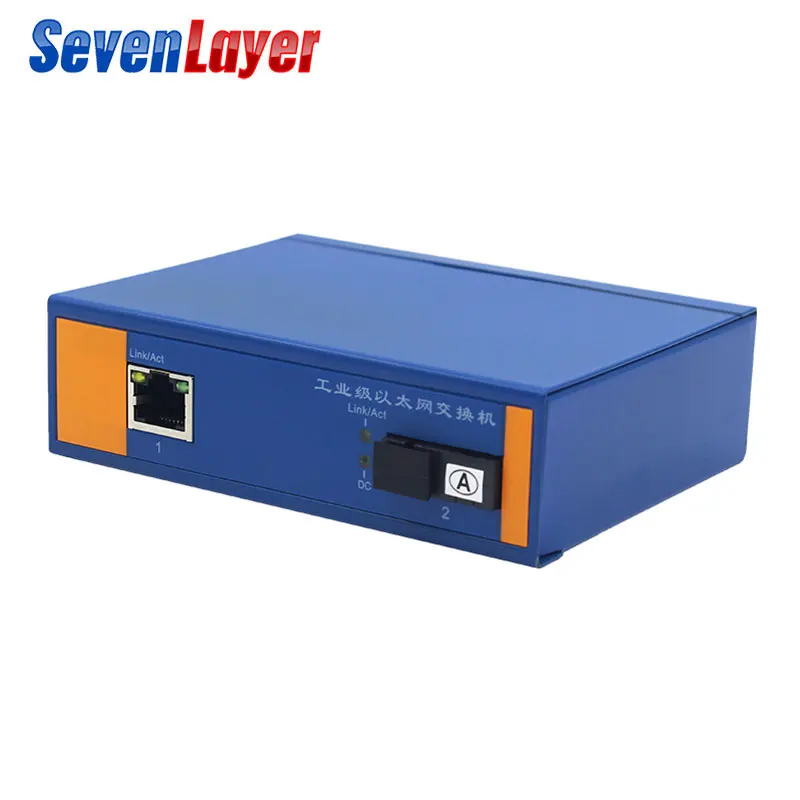 Промышленный Ethernet коммутатор Ethernet 10/100 м сигнал усиления DIN Rail Тип медиа-конвертер