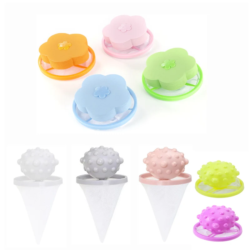 Laundry Balls Washing Machine Floating Laundry Filter Bag For Lint Pet Hair Remover Pouch Products Bathroom Accessories