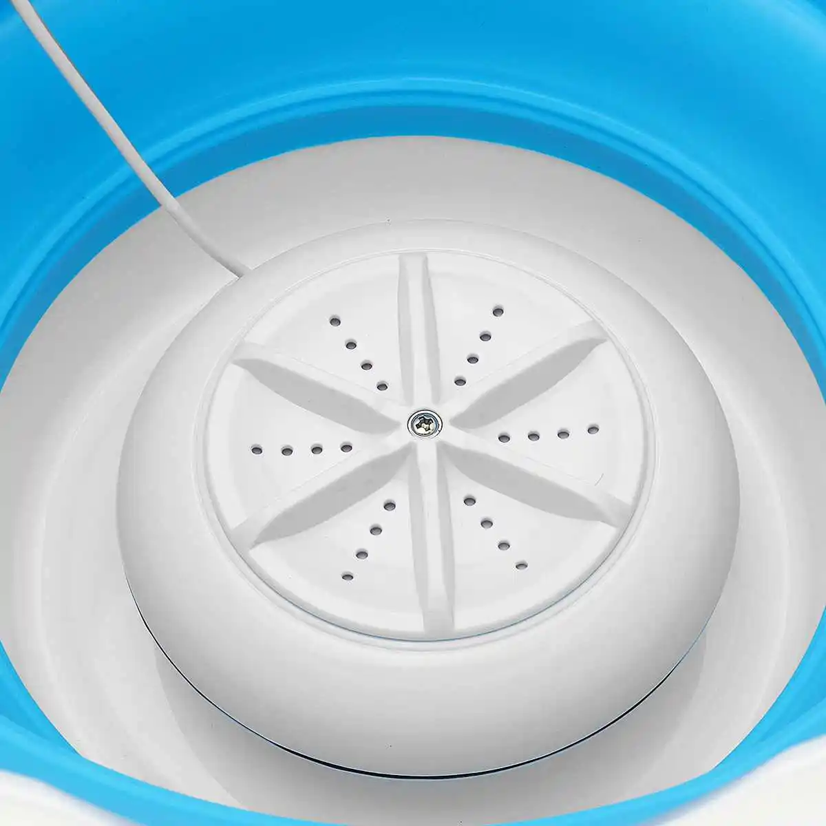 Ultrasonic Turbo Automatic Electric Roller Mini Washing Machine Portable Quick Clean Washing Tool for Outdoor Travel Dormitories