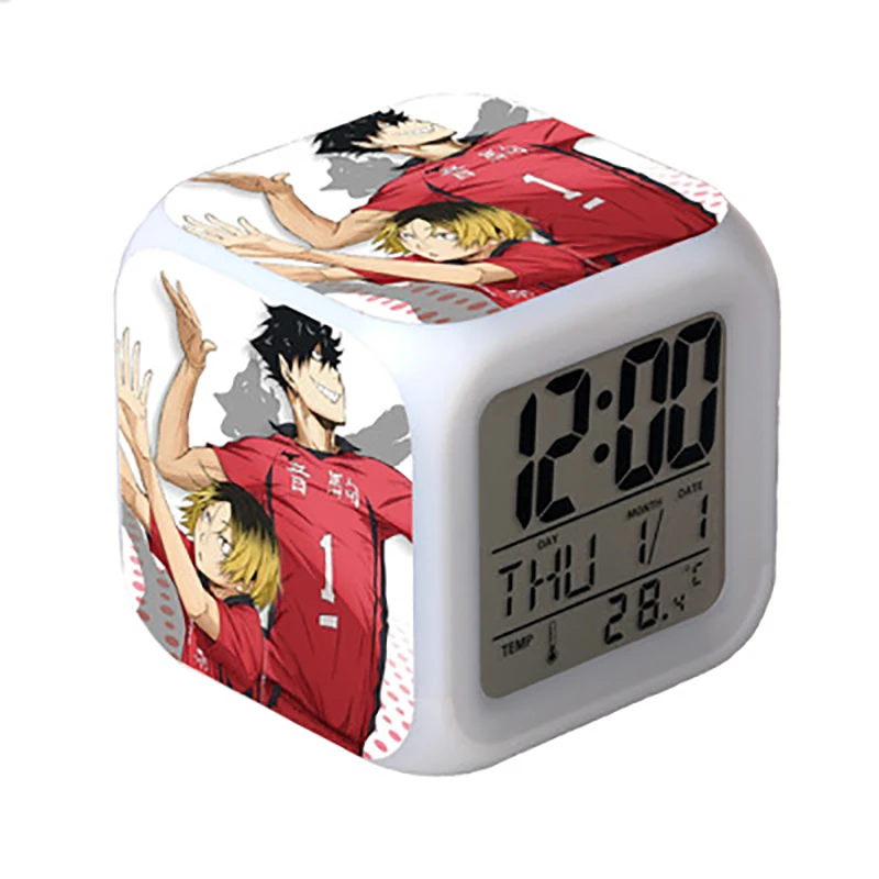 New Bizarre Adventure Alarm Clock Anime Gift Toy Colorful Light Alarm Clock  Sleepy Fashion Toys Alarm Clock - AliExpress