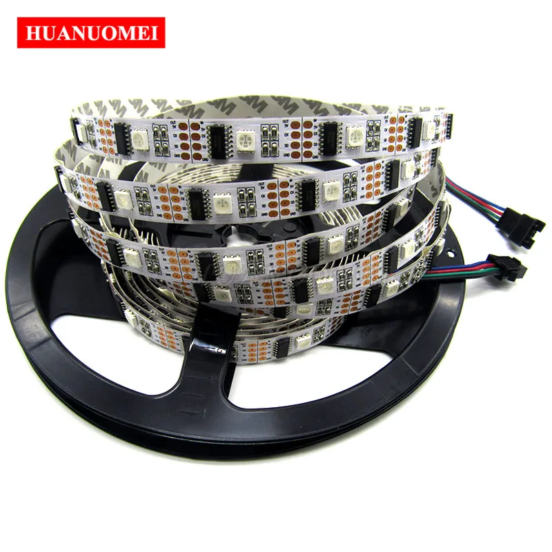 5V 5M 32LEDs/m RGB LED Strip WS2801 Pixel Digital Tape;32pixels/m 5050 SMD Ambilight TV,DC5V input,White PCB,Non-Waterproof IP20