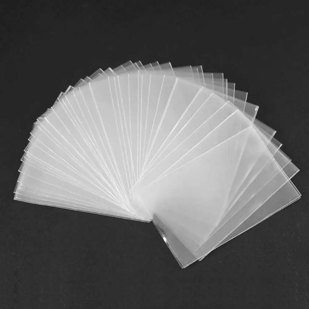 100Pcs Transparent Card Sleeves Magic Board Game Tarot Poker Cards Protector Bag 65*90mm 60*9mm 45*70mm 69x120mm card protector idol card protector