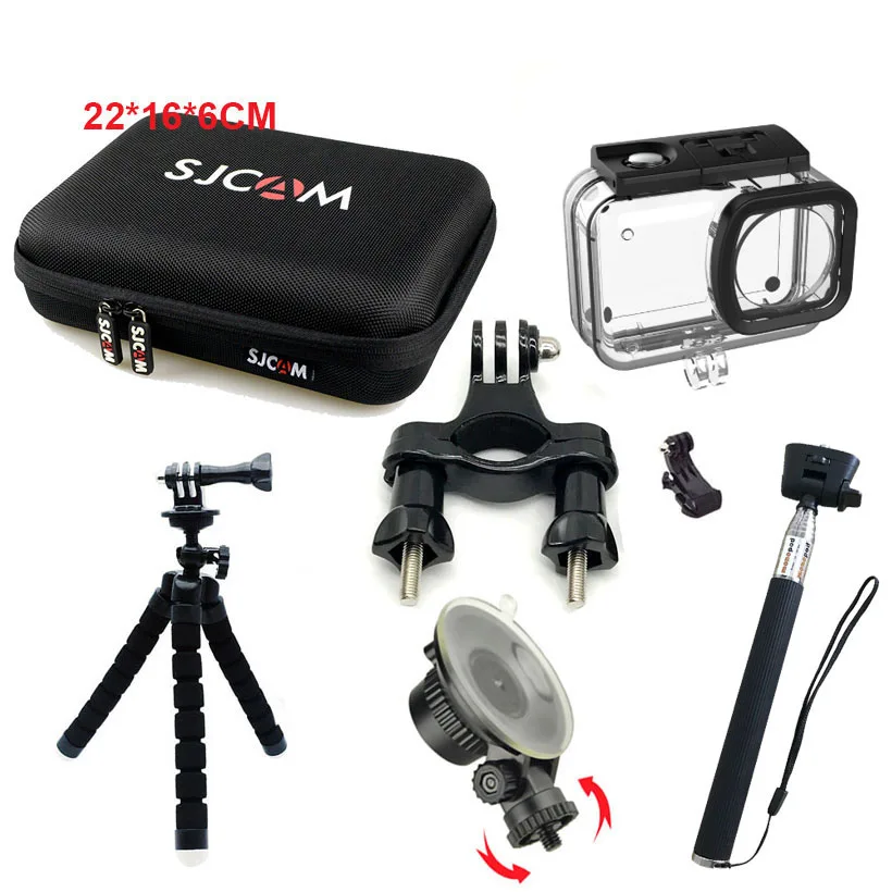Аксессуары для SJCAM SJ9 водонепроницаемый корпус чехол для SJ9 MAX сумка для хранения для SJCAM SJ9 Strike штатив для экшн-камеры монопод для SJ9